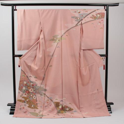 新品 逸品呉服 松井青々 訪問着 丹後ちりめん 正絹 着物 逸品蝋たたき