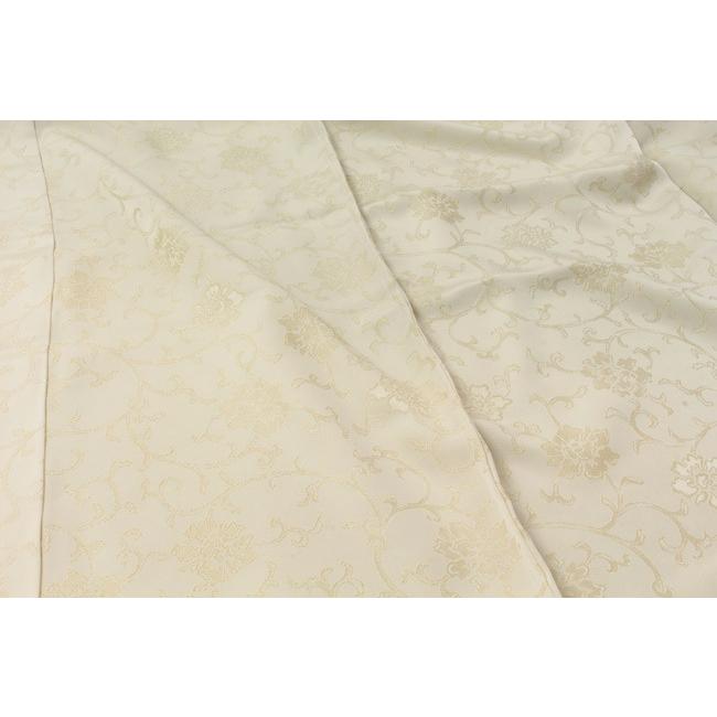 送料込 特選無地ぼかし訪問着 タッサーシルク使用 皇室御用達 作家 北出工房 北出与三郎 監修 裏葉柳 薄黄ぼかし 花唐草地紋文 驚きの値段 Www Ladislexia Net