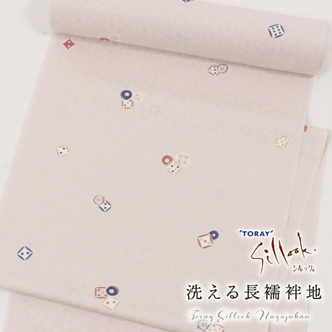 ポリエステル長襦袢 東レシルック 友禅襦袢 レトロ ポリエステル 反物 ポリエステル長襦袢 東レシルック 友禅襦袢 レトロ ポリエステル 反物