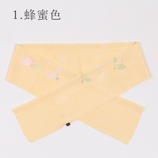 きもの 和 正絹 帯揚げ 和小物さくら 蝶々絞り入り 紋意匠縮緬