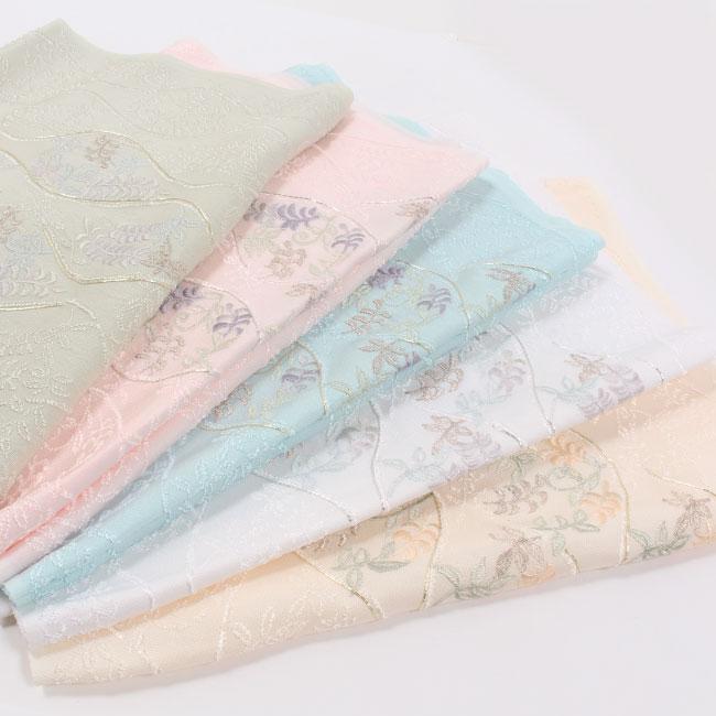 帯揚げ　おびあげ　水色地　刺繍　雲取り 帯揚げ おびあげ 水色地 刺繍 雲取り 別生地 ししゅう 【公式通販】