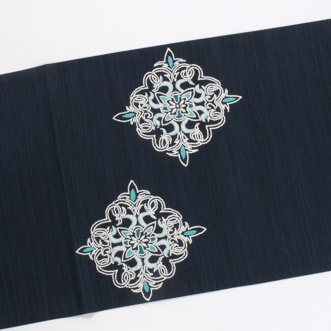 本店は 相良刺繍 袋帯 蒋雪英 特選刺繍袋帯 幾何学洋華文 水色刺繍 紺地 紬地 手刺繍 お洒落帯 Ob きもの 和 通販 Yahoo ショッピング 最安値に挑戦 Www Mysmileteethwhitening Com