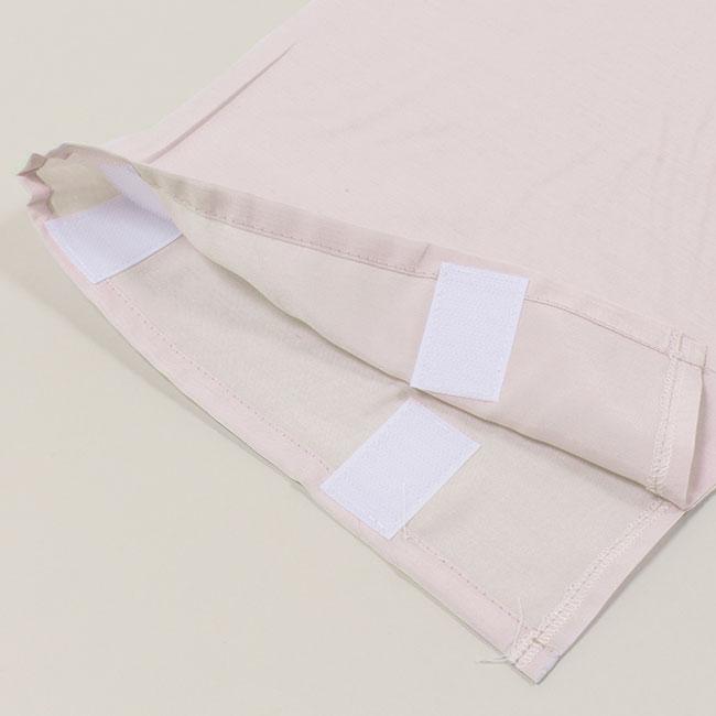 替え袖　筒袖 レース付き き楽っく専用　キュプラ 一花 ベビーピンク　洗える マジックテープ付き 日本製 うそつき長襦袢用 衿秀 | きもの 和 | 02