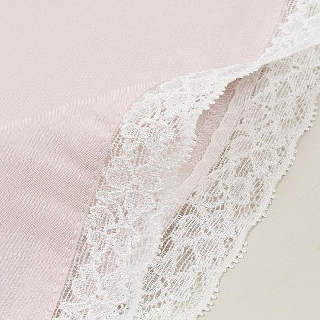 替え袖　筒袖 レース付き き楽っく専用　キュプラ 一花 ベビーピンク　洗える マジックテープ付き 日本製 うそつき長襦袢用 衿秀 | きもの 和 | 04