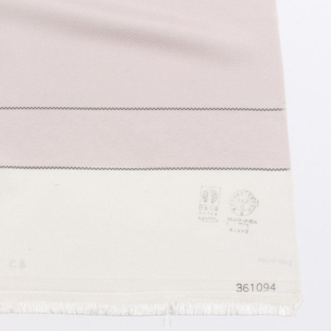 付下げ 蒔糊散らし 雪景色文様 正絹 薄花色 y193 ウォッシャブル色無地 葵七宝 絹鼠 - サキガケ