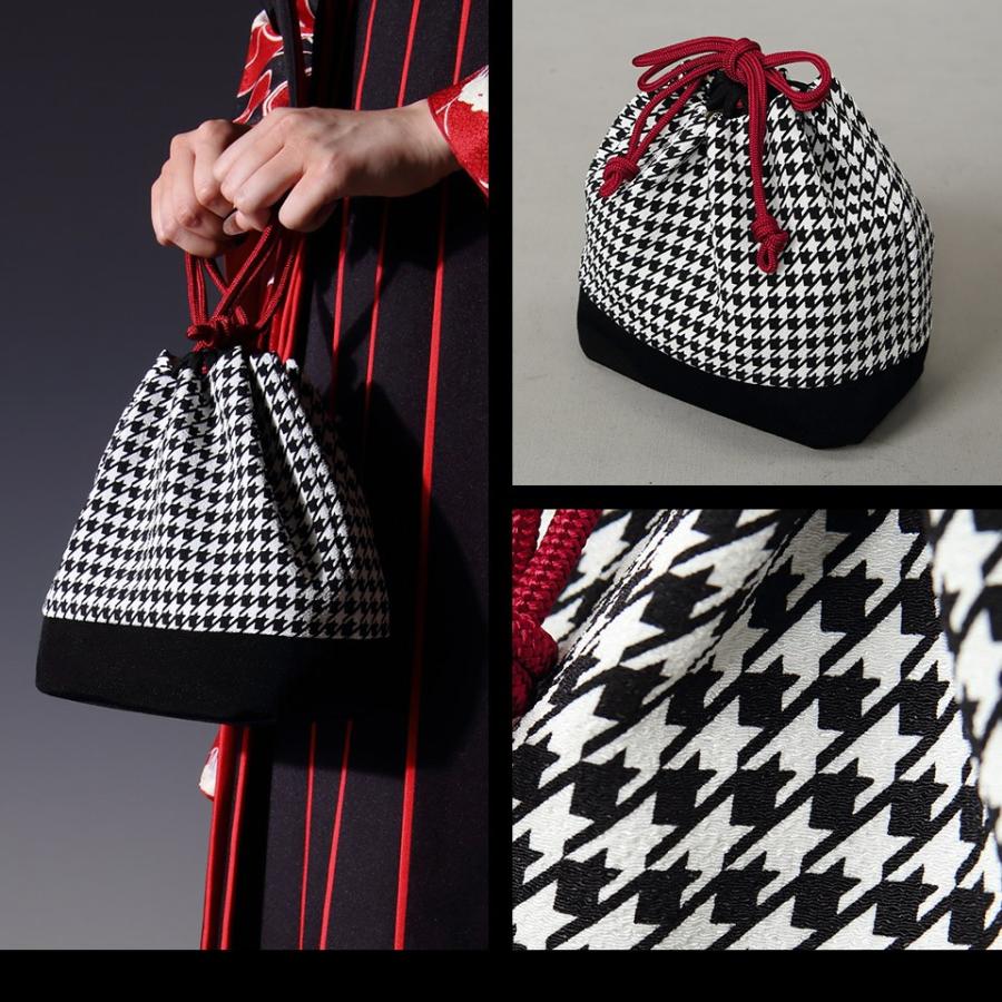 巾着 バッグ 袴巾着 巾着袋 袴 着物 卒業式 成人式 小振袖 振袖 レディース 女の子 市松 千鳥格子 麻の葉 波 巾着バッグ きんちゃく 二尺袖 返品交換不可 Eb0149 キモノ錦 通販 Yahoo ショッピング