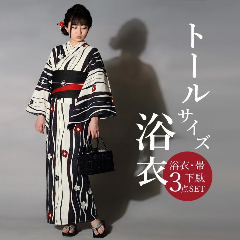 浴衣 セット 浴衣 帯 下駄 トールサイズ Tl レディース 浴衣3点セット 古典 菊 朝顔 撫子 Eb かしいしょう錦 通販 Yahoo ショッピング