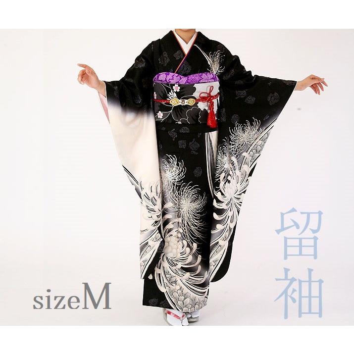 振袖レンタル19点フルセット【Mサイズ/白黒/大輪の菊】足袋 振袖レンタル19点フルセット【Mサイズ/白黒/大輪の菊】足袋