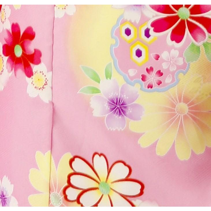 お買い得品♡七五三　7歳　女の子　セット　一式　ピンク 総絞り七五三 7歳 女の子 セット 一式 正絹 赤 ピンク