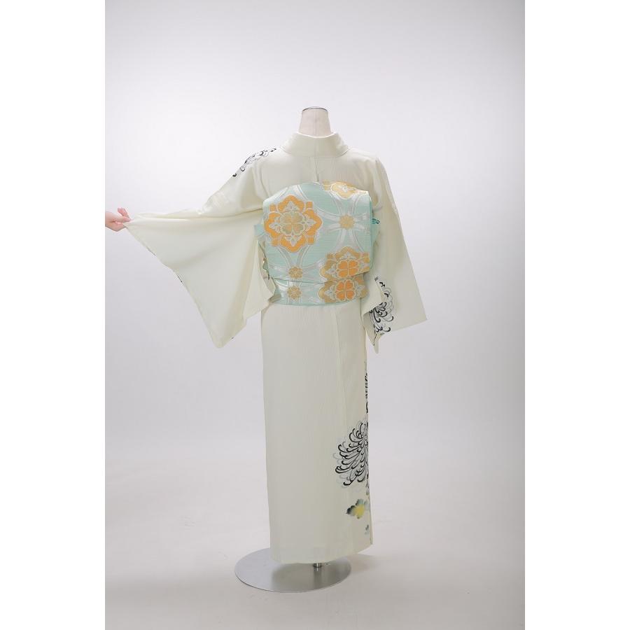 絽の夏物着物用訪問着フルセット 夏用訪問着レンタル。絽タイプの訪問着、夏の結婚式・イベント用
