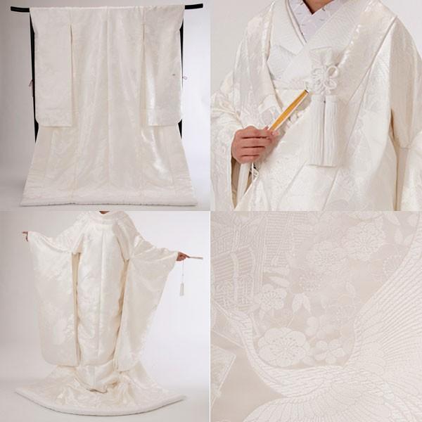 白打掛レンタル18点フルセット【花つづみ鶴】  足袋プレゼント 結婚式 花嫁衣装 和装 着物レンタル 貸衣装 前撮り 打ち掛け_2