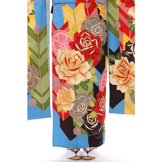 成人式 ショール 振袖レンタル 紅一点 正絹 シンプル fg-278 フル