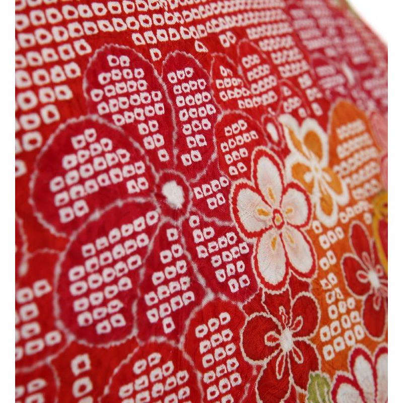 振袖レンタル 小さいサイズ 小柄 正絹 総絞り fg-330b フルセット一式