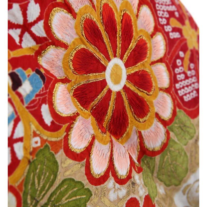 振袖レンタル 小さいサイズ 小柄 正絹 総絞り fg-330b フルセット一式