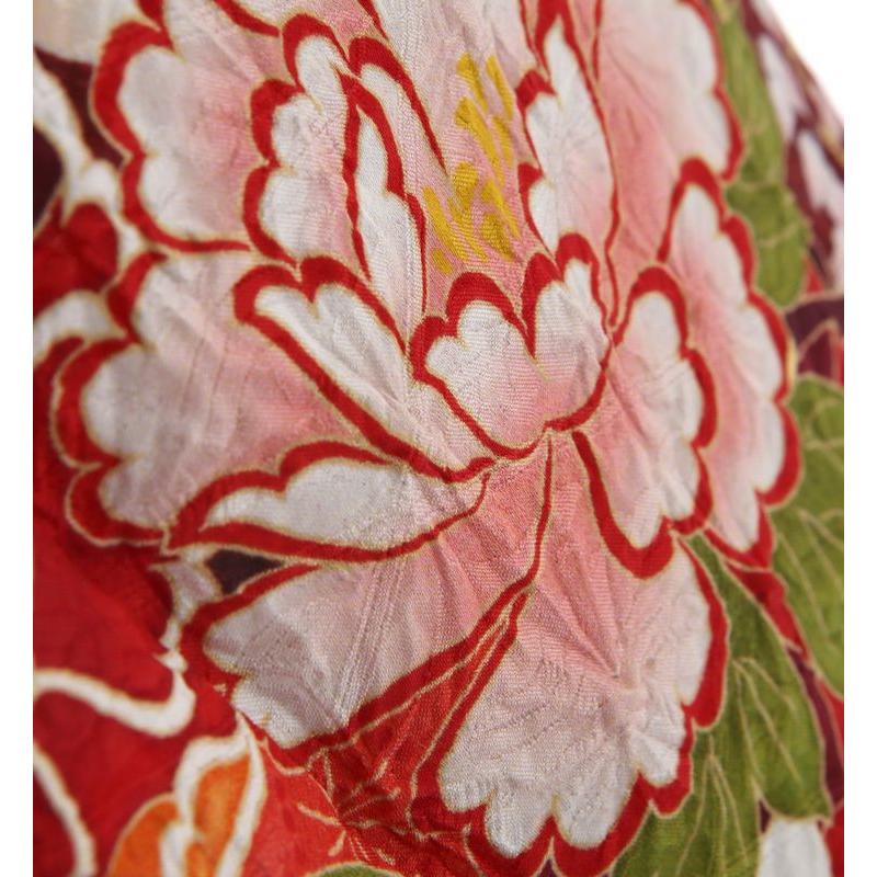 振袖レンタル 小さいサイズ 小柄 正絹 総絞り fg-333b フルセット一式