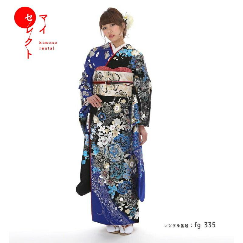 振袖桂由美正絹ショールセット