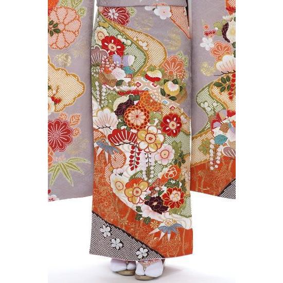 振袖レンタル 正絹 総絞り fg-345b フルセット一式 着物 人気 ネット