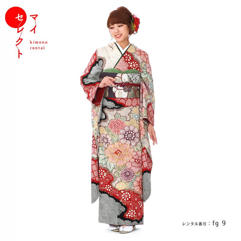 振袖レンタル 成人式 総絞り レッド 古典柄 正絹 高級 セット Fg 9 ボタン総絞り北 Fg 9 着物レンタルマイセレクトヤフー店 通販 Yahoo ショッピング