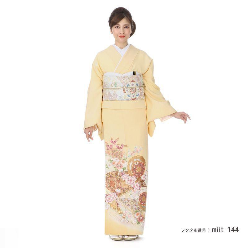 色留袖レンタル 正絹 miit-144 結婚式 披露宴 パーティー 式典 表彰式