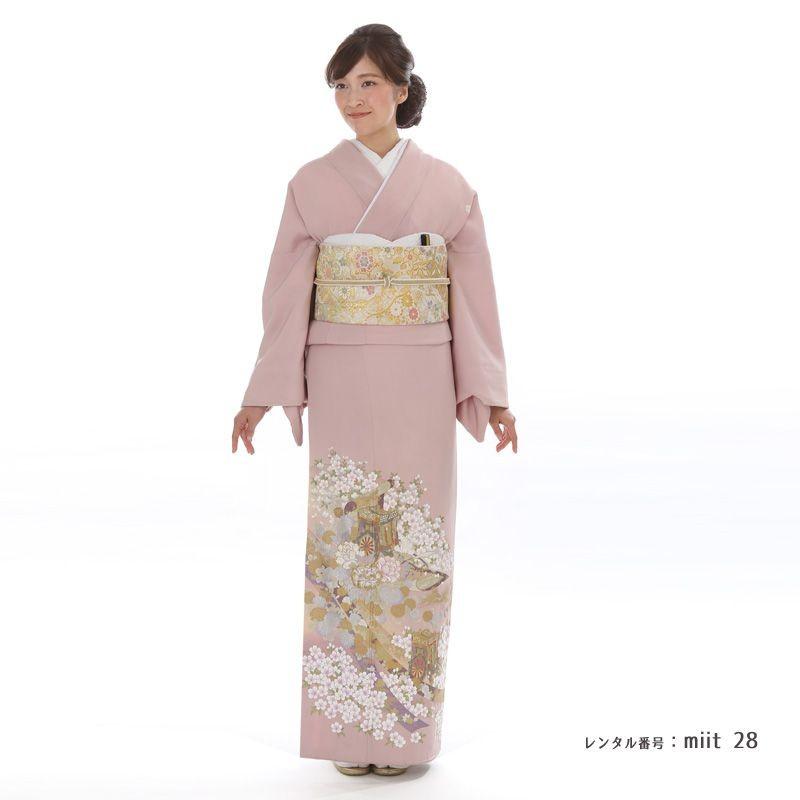 色留袖レンタル 正絹 miit-28 結婚式 披露宴 パーティー 式典 表彰式 