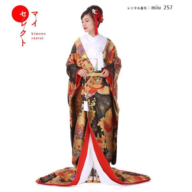 正絹 高級「色打掛フルセットレンタル」150-165cm/掛け替えセット割引
