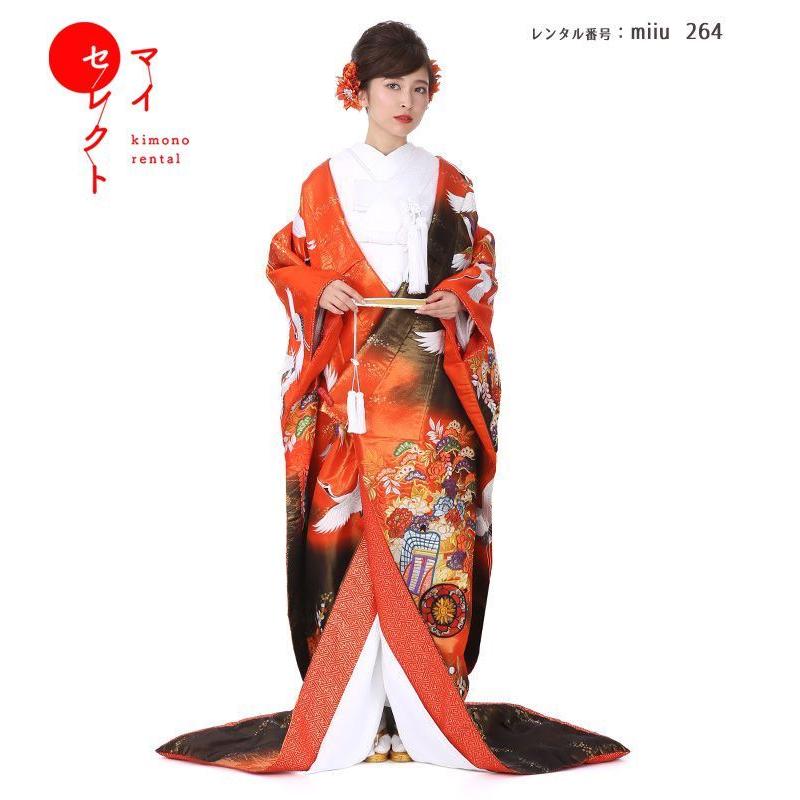 正絹 高級「色打掛フルセットレンタル」150-165cm/掛け替えセット割引 