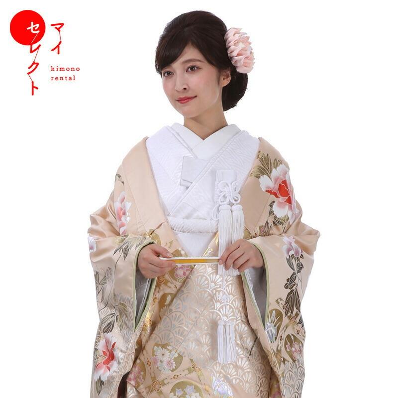 正絹 高級「色打掛フルセットレンタル」150-165cm/掛け替えセット割引