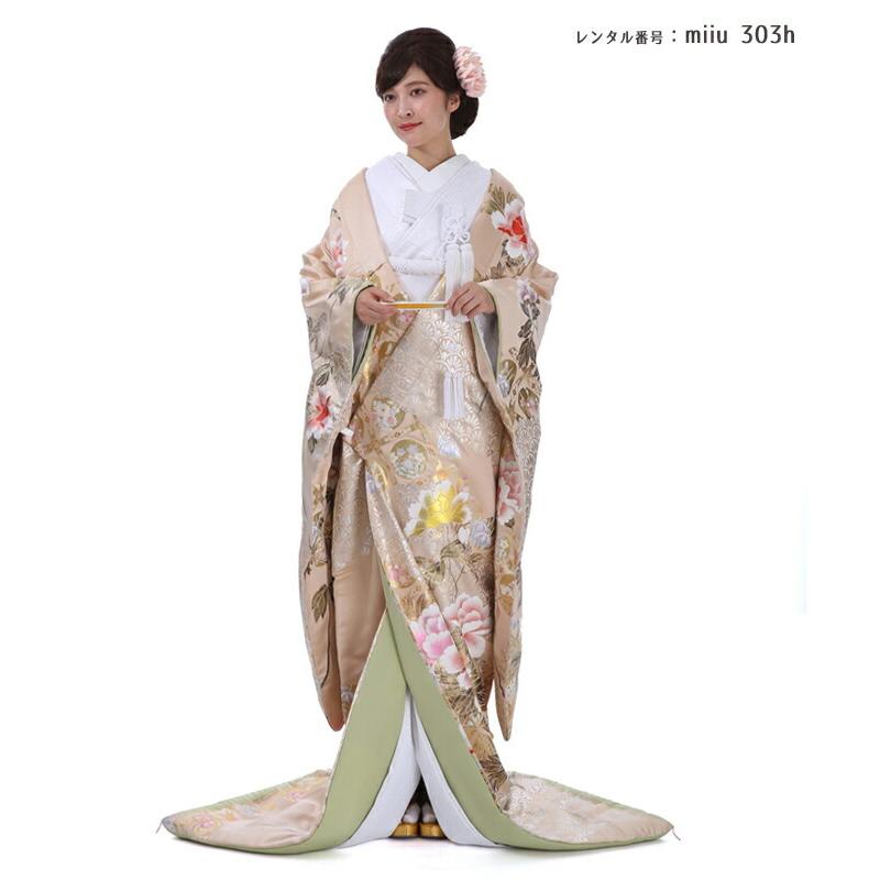 正絹 高級「色打掛フルセットレンタル」150-165cm/掛け替えセット割引
