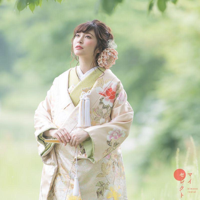 花嫁衣装打掛セット 正絹 高級「色打掛フルセットレンタル」150-165cm/掛け替えセット割引