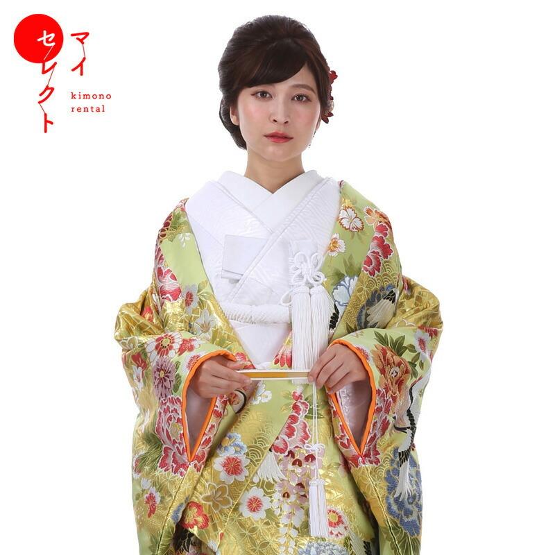 正絹 高級「色打掛フルセットレンタル」150-165cm/掛け替えセット割引