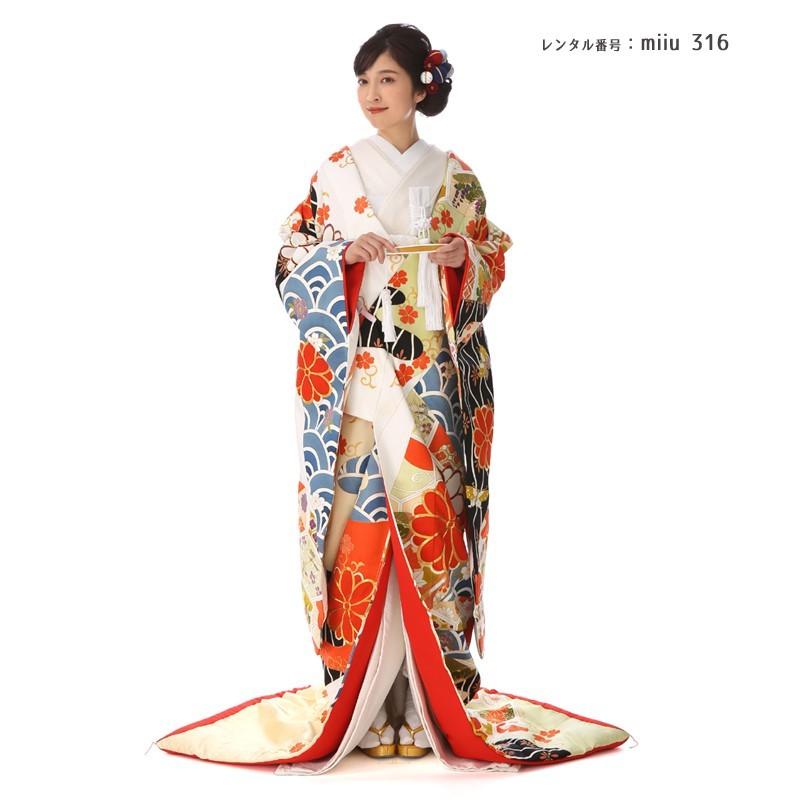 正絹 高級「色打掛フルセットレンタル」150-165cm/掛け替えセット割引