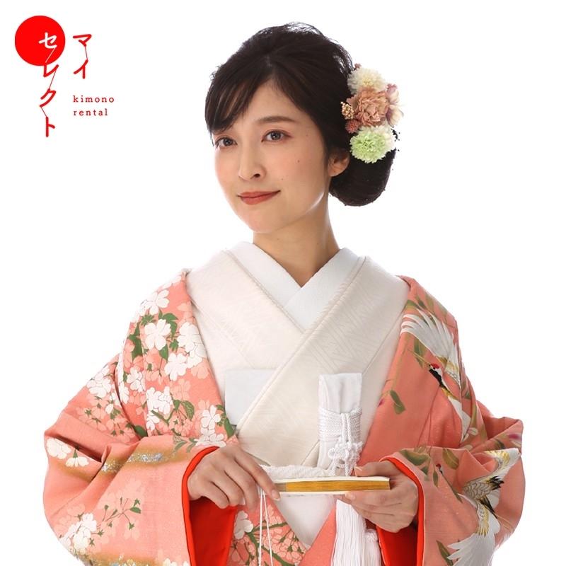 打色　色打掛　小袖仕立　正絹　西陣織　唐織　能衣装 打ち掛け正絹