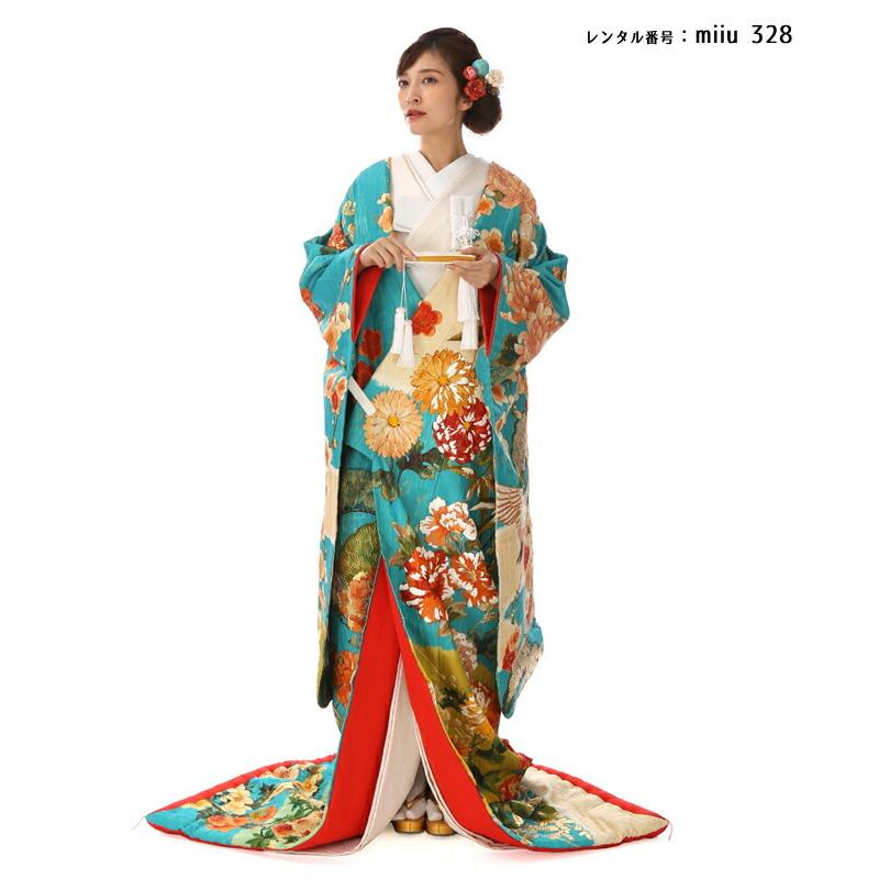 正絹 高級「色打掛フルセットレンタル」150-165cm/掛け替えセット割引