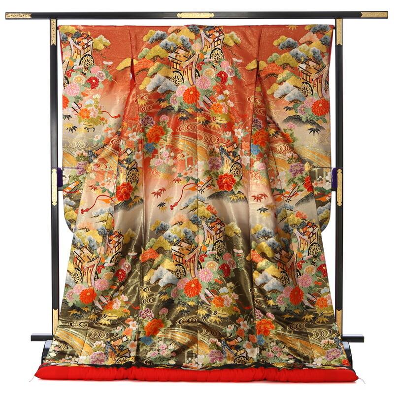 正絹 高級「色打掛フルセットレンタル」150-165cm/掛け替えセット割引