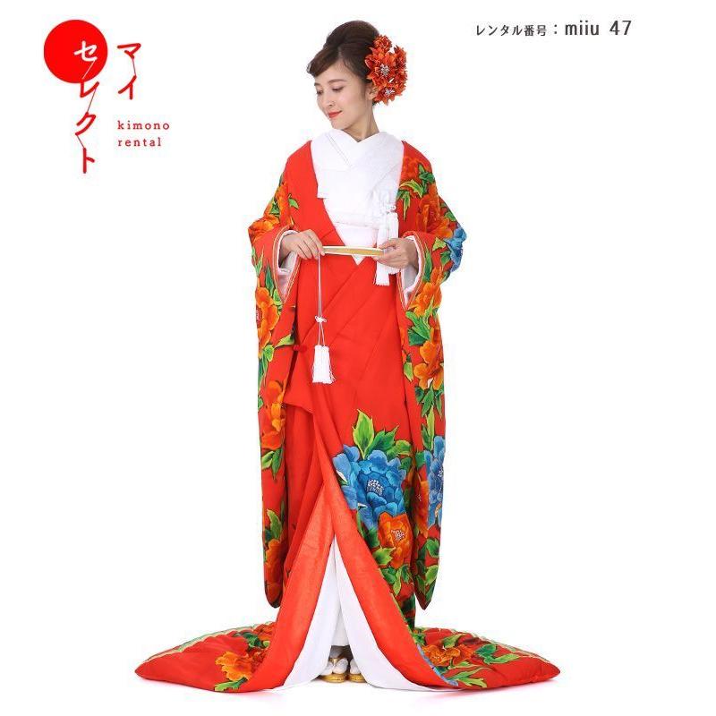 正絹 高級「色打掛フルセットレンタル」150-165cm/掛け替えセット割引