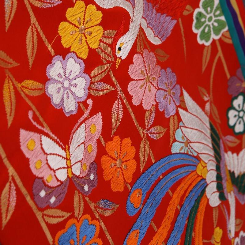 正絹 高級「色打掛フルセットレンタル」150-165cm/掛け替えセット割引