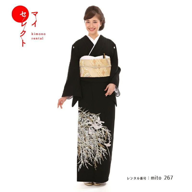 黒留袖 レンタル 山口美術織物 小さいサイズ 普通サイズ mito 黒留袖 レンタル 山口美術織物 小さいサイズ 普通サイズ mito