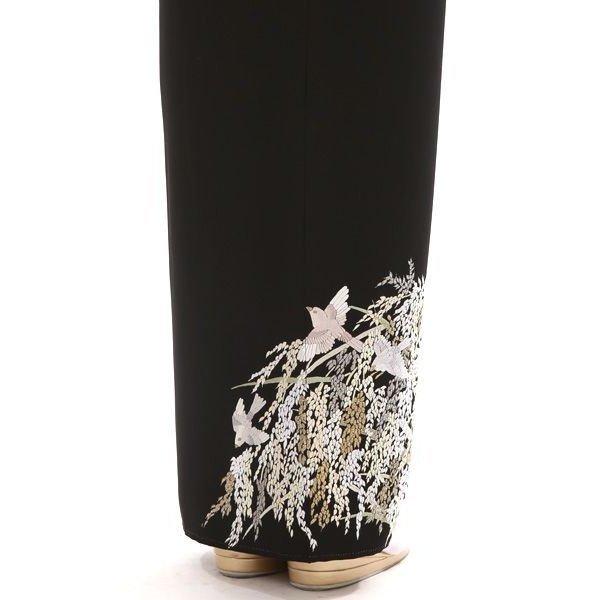 黒留袖 レンタル 山口美術織物 小さいサイズ 普通サイズ mito-267 50代 60代 70代 高級 正絹 