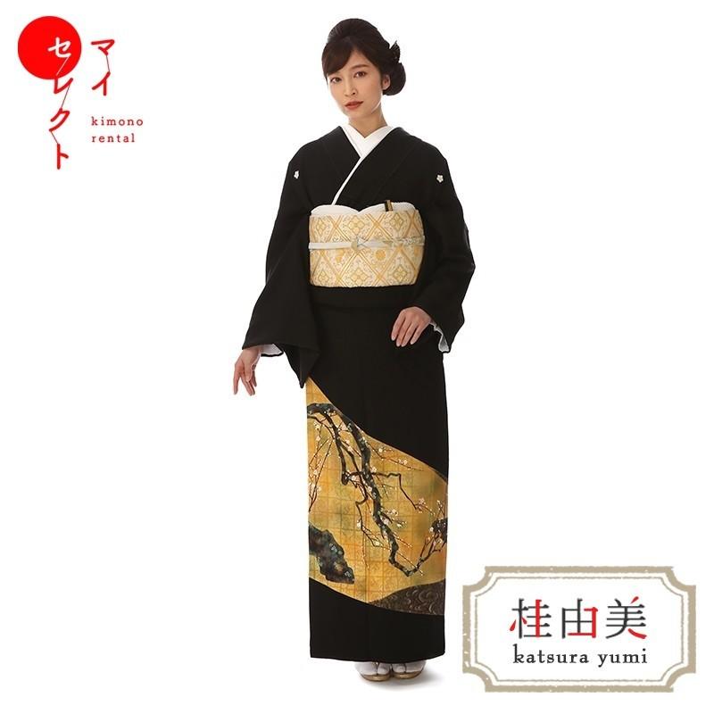 YUMI KATSURA（ユミカツラ） 黒留袖 レンタル 桂由美 紅白梅図 mito 