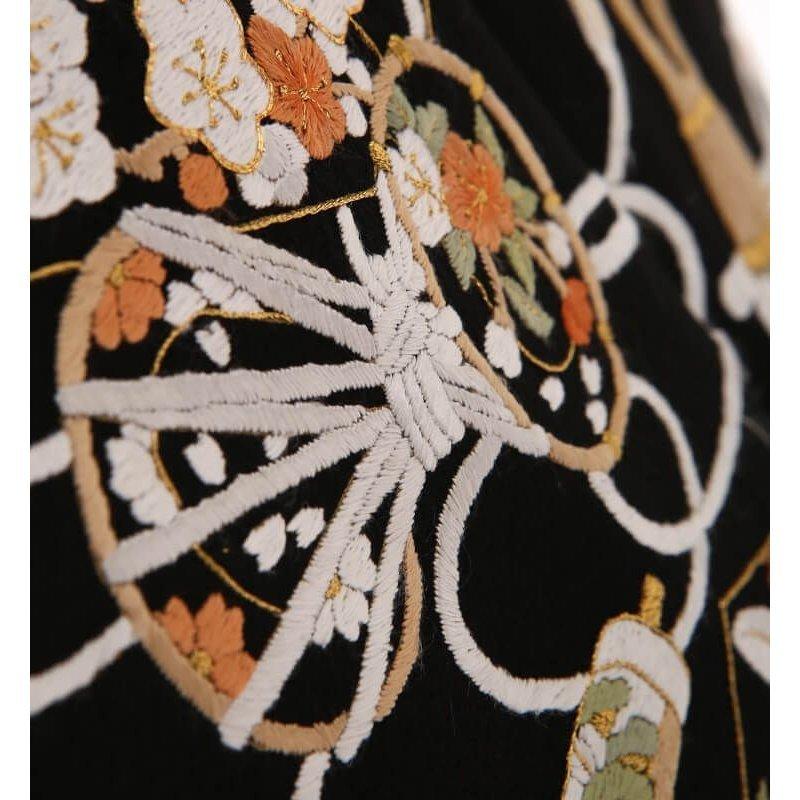 黒留袖レンタル 刺繍 mito-295 50代 60代 70代 高級 正絹 人気 黒留袖レンタル 刺繍 mito-295 50代 60代 70代 高級 正絹 人気