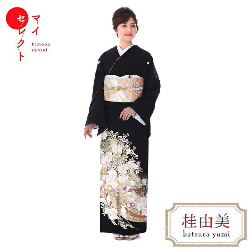 YUMI KATSURA（ユミカツラ） 黒留袖 レンタル 桂由美 熨斗にカラーと
