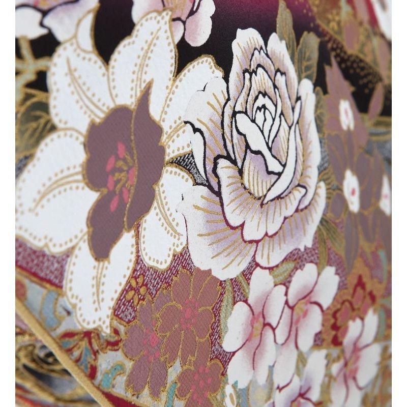 留袖レンタル 桂由美 mito-350C 花の訪れ ローズ 小さいサイズ 正絹 結婚式 フルセット 高級 人気 | YUMI KATSURA | 04