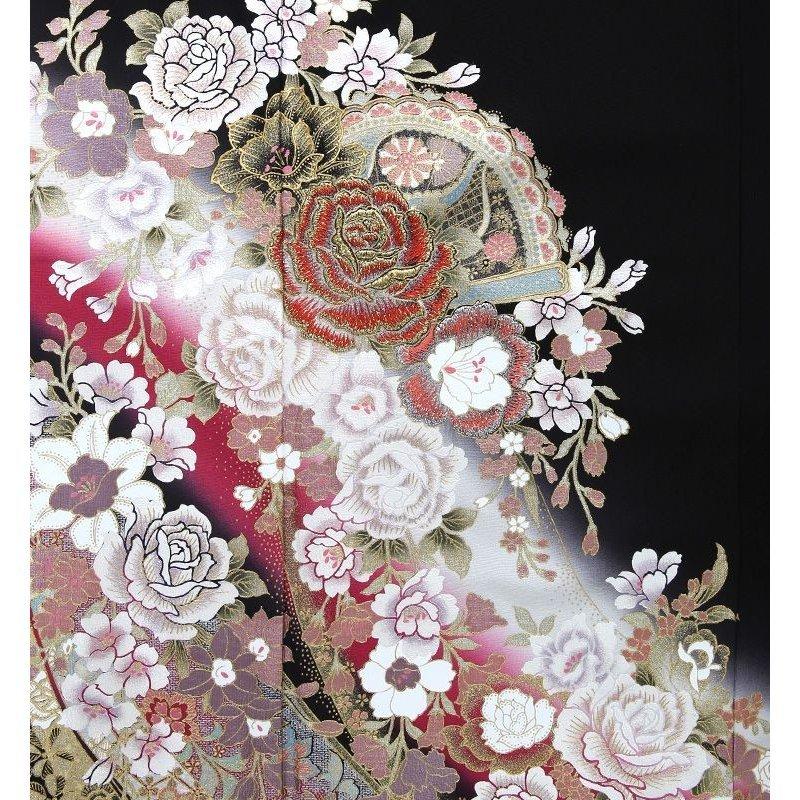 留袖レンタル 桂由美 mito-350C 花の訪れ ローズ 小さいサイズ 正絹 結婚式 フルセット 高級 人気 | YUMI KATSURA | 07