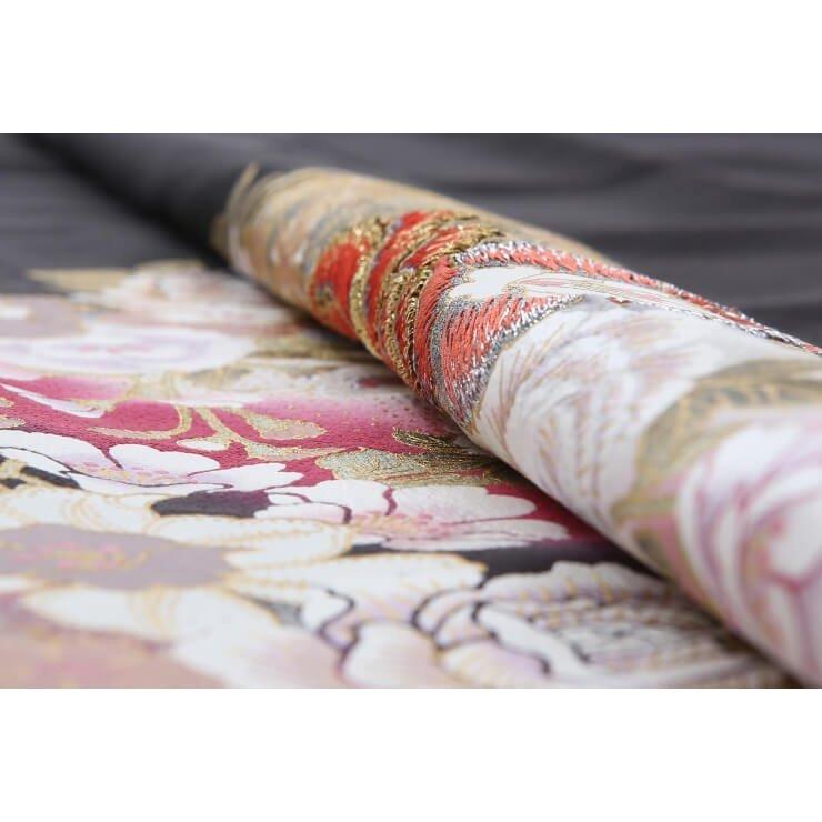 留袖レンタル 桂由美 mito-350C 花の訪れ ローズ 小さいサイズ 正絹 結婚式 フルセット 高級 人気 | YUMI KATSURA | 08