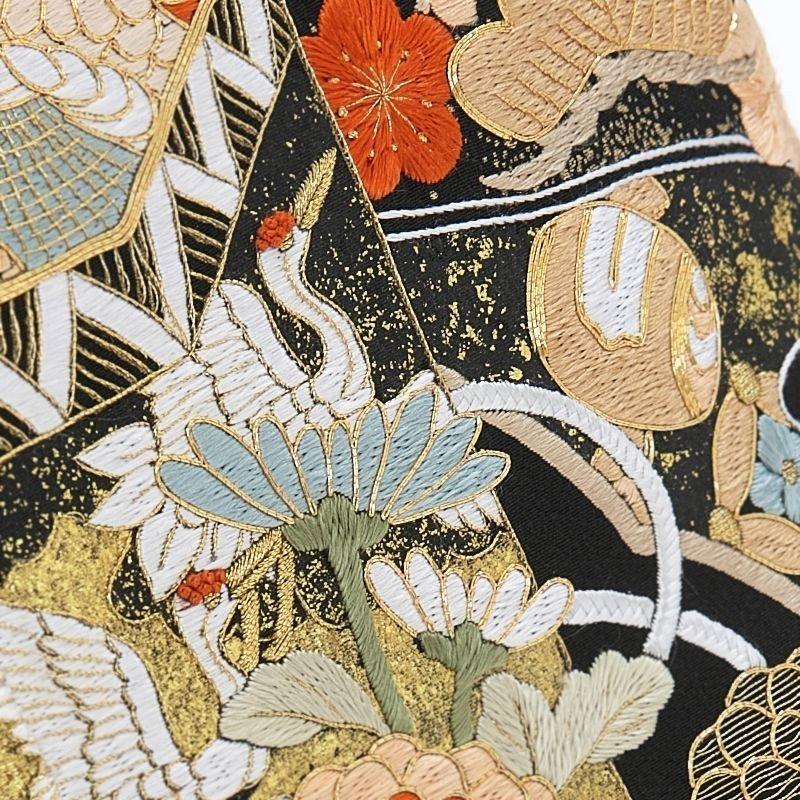 留袖レンタル 高級 mito_408 刺繍 正絹 フルセット 黒 結婚式 留袖レンタル 高級 mito_408 刺繍 正絹 フルセット 黒 結婚式