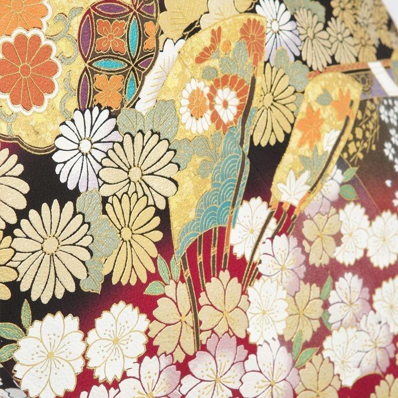 留袖レンタル ことほぎ mito-449F 正絹 フルセット 黒 結婚式 着物 40代 50代 60代 高級 人気 結婚式 |  | 03