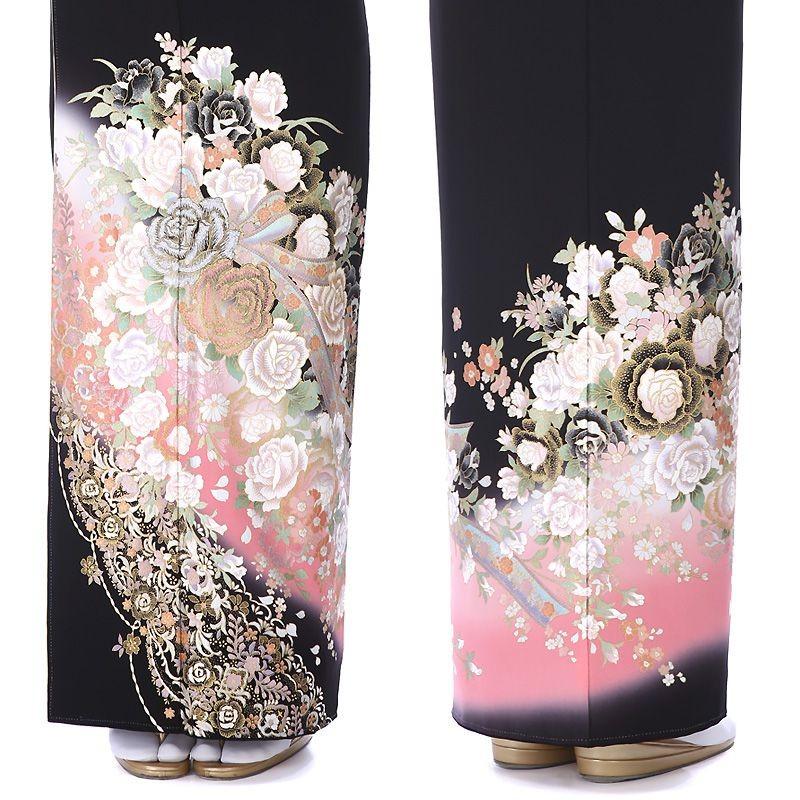 YUMI KATSURA（ユミカツラ） 黒留袖レンタル 桂由美 バラ咲く庭 mito