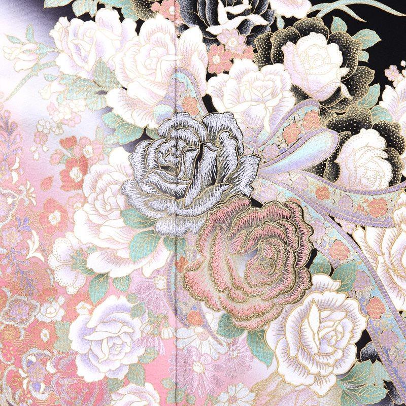 YUMI KATSURA（ユミカツラ） 黒留袖レンタル 桂由美 バラ咲く庭 mito