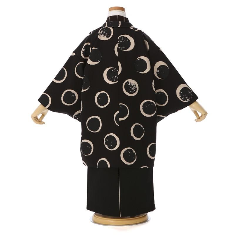 七五三コーデ画像有り「3歳男児着物（袴）フルセットレンタル」モダン