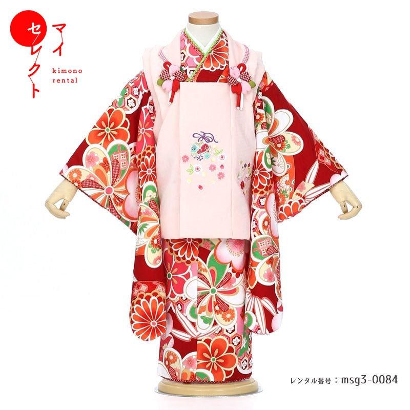 七五三 着物 3歳 レンタル 女の子 Shikibu Roman 式部浪漫 ブランド 被布セット レンタル衣装 オリジナルショール無料レンタル 753 Msg3 0084 Msg3 0084 着物レンタルマイセレクトヤフー店 通販 Yahoo ショッピング